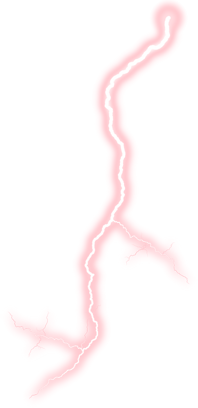Red Lightning PNG Pic