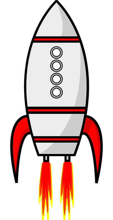 Rocket Ship Background PNG