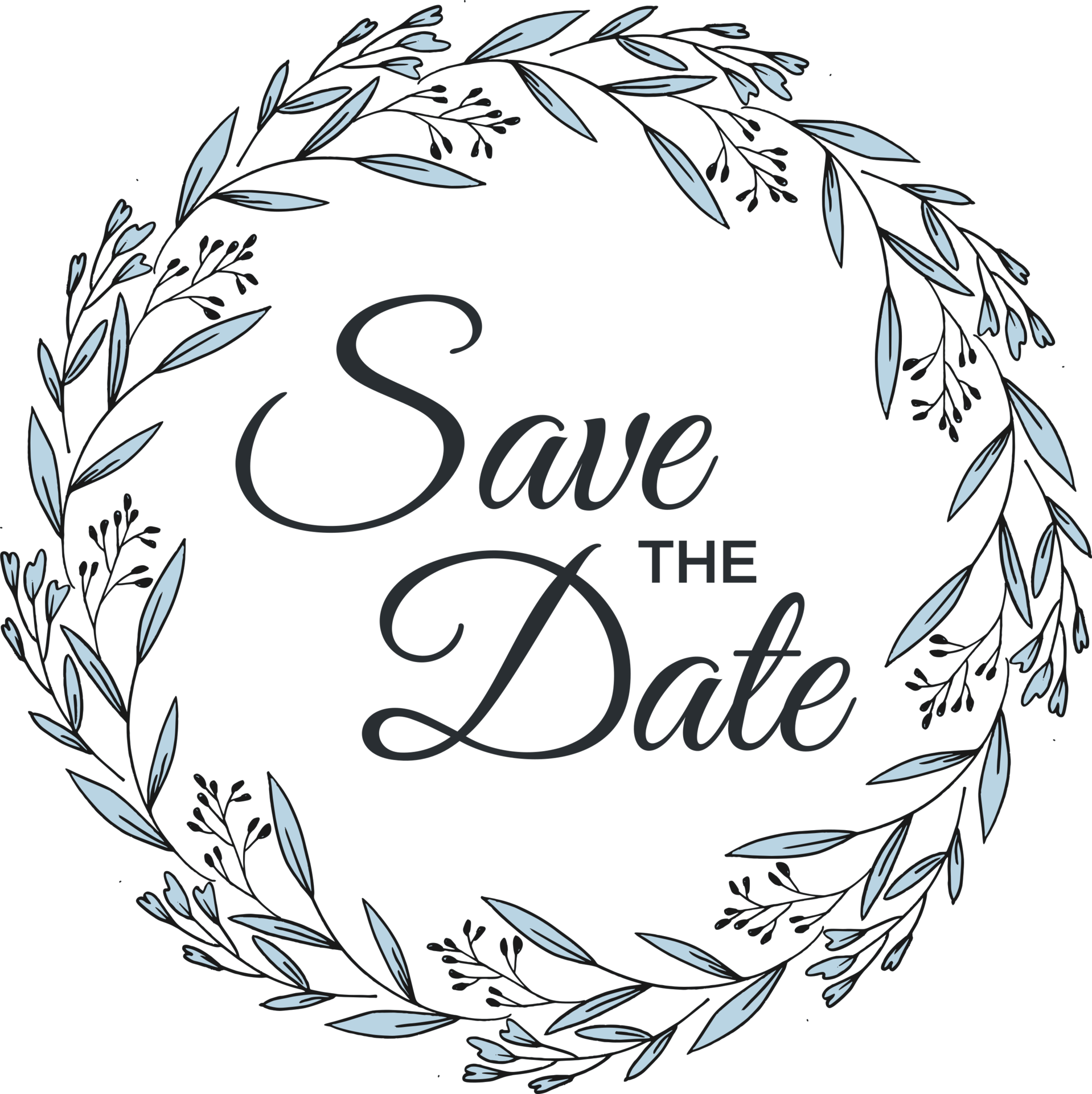Save The Date PNG Background