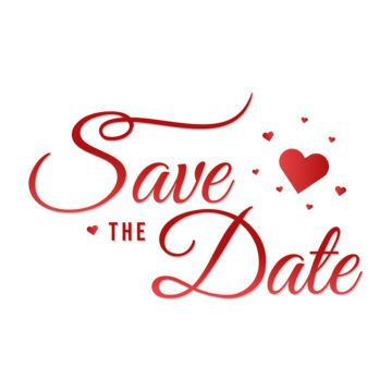 Save The Date PNG Cutout