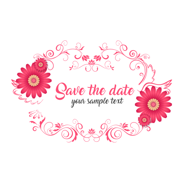 Save The Date PNG Image HD