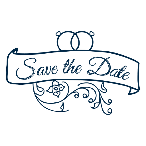 Save The Date PNG Pic
