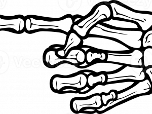 Skeleton Hand PNG Image