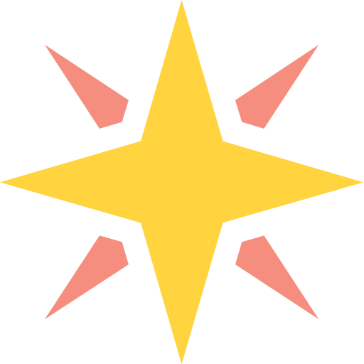 Sparkle Emoji PNG Background