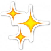 Sparkle Emoji PNG Image