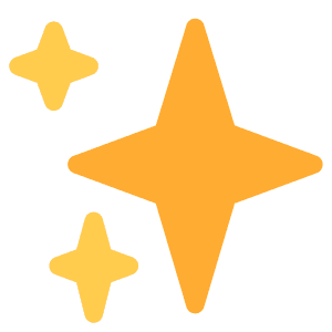 Sparkle Emoji PNG Image File
