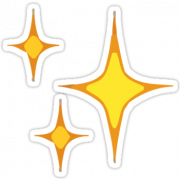 Sparkle Emoji PNG Images
