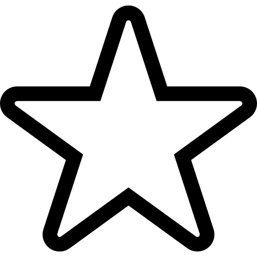 Star Outline PNG Clipart