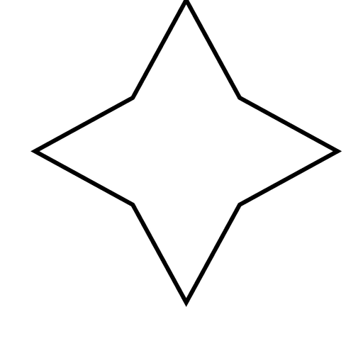Star Outline PNG Image File