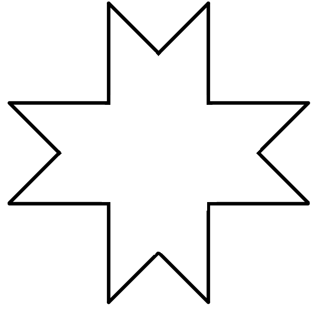 Star Outline PNG Image HD