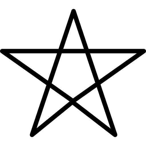 Star Outline PNG Images HD