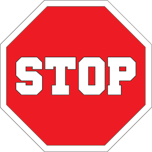 Stop PNG Cutout