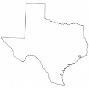 Texas Outline PNG Images