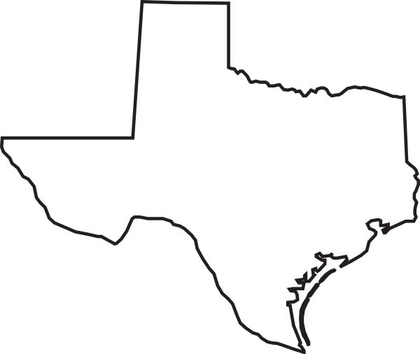 Texas Outline Transparent