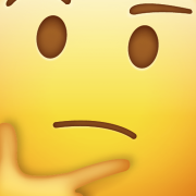 Thinking Emoji PNG Pic