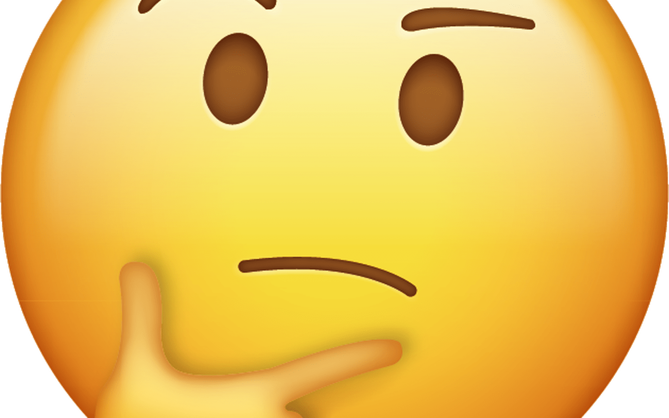Thinking Emoji PNG Pic