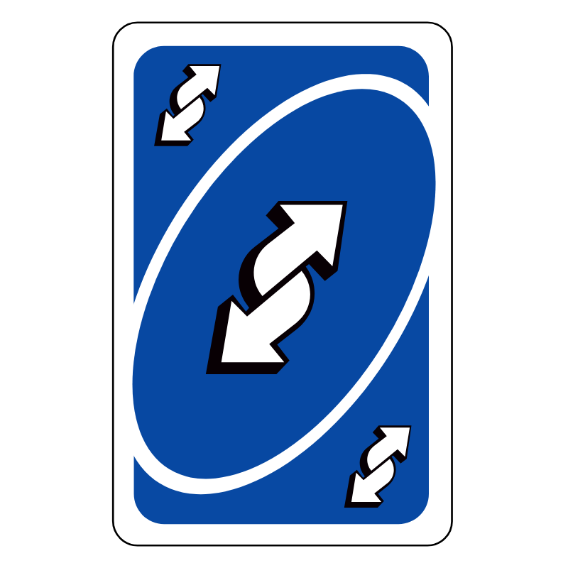 UNO Reverse Card PNG Image File