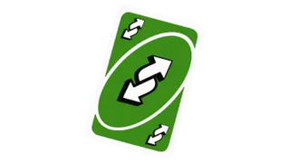 Green Reverse card clipart. Free download transparent .PNG