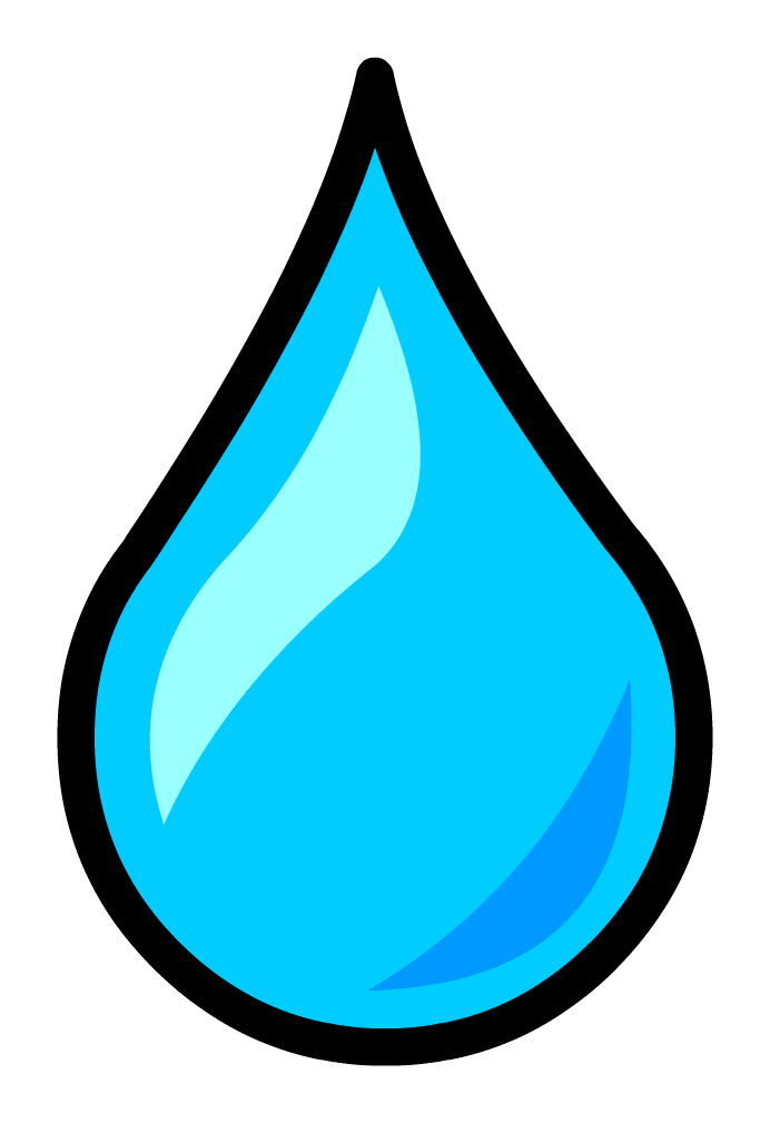 Water Droplet PNG Image File
