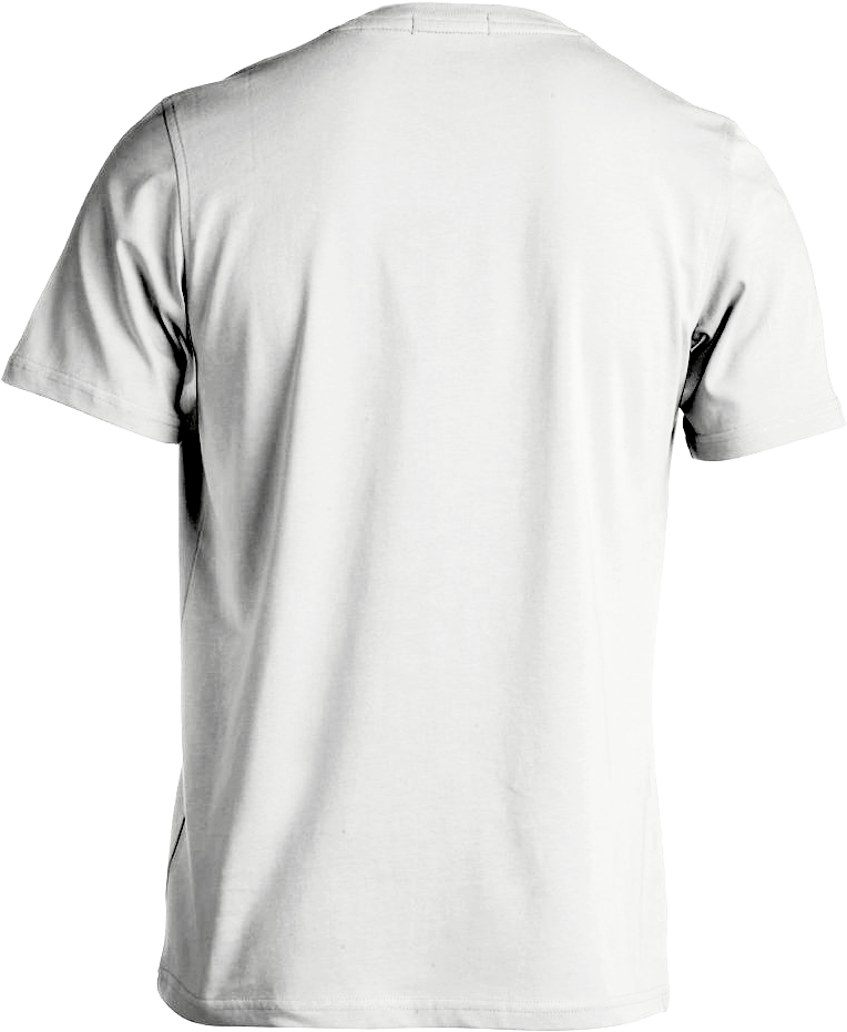 White Shirt Front and Back PNG Image
