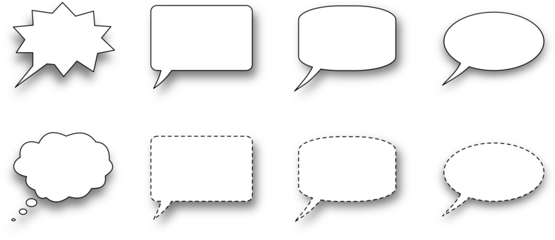 Word Bubble PNG Images HD