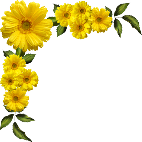 Yellow Flower PNG Clipart