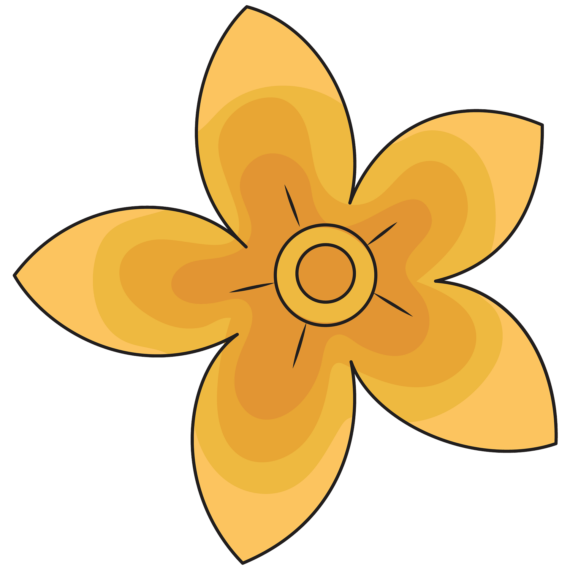 Yellow Flower PNG Free Image