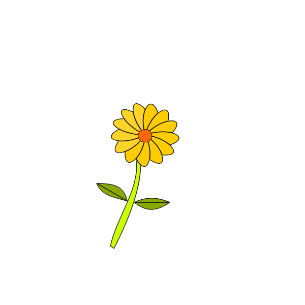 Yellow Flower PNG HD Image
