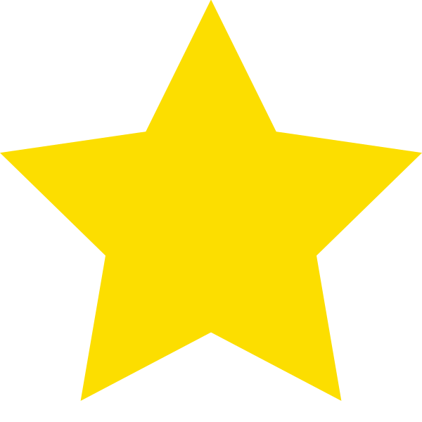 Yellow Star PNG Image File