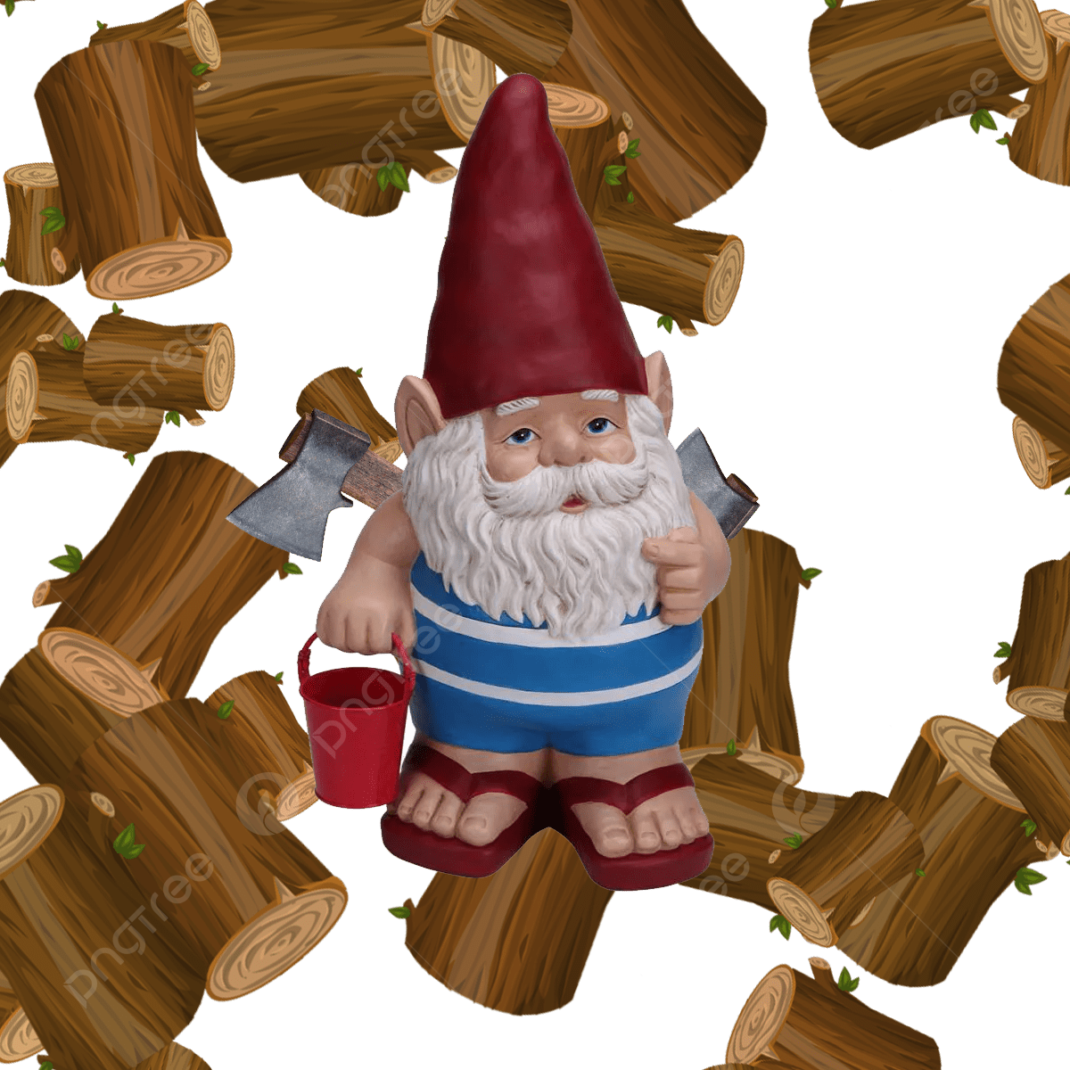 You've Been Gnomed PNG Cutout
