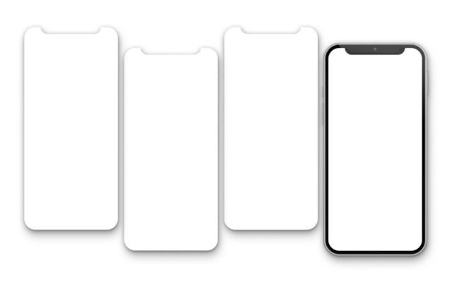 iPhone Template PNG Image File