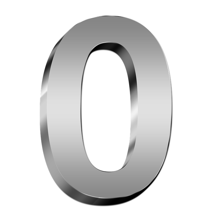 0 Number PNG Free Image