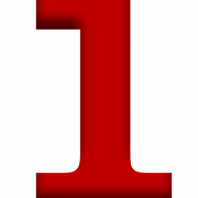 1 Number PNG Image HD