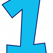 1 Number PNG Picture