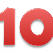 10 ตัวเลข PNG ภาพคุณภาพสูง