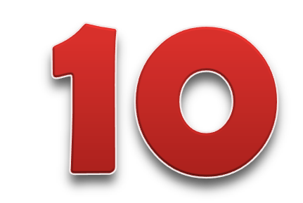 10 Number PNG Images