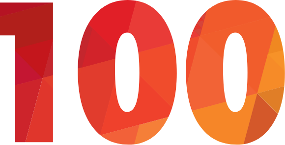 100 Number PNG Clipart