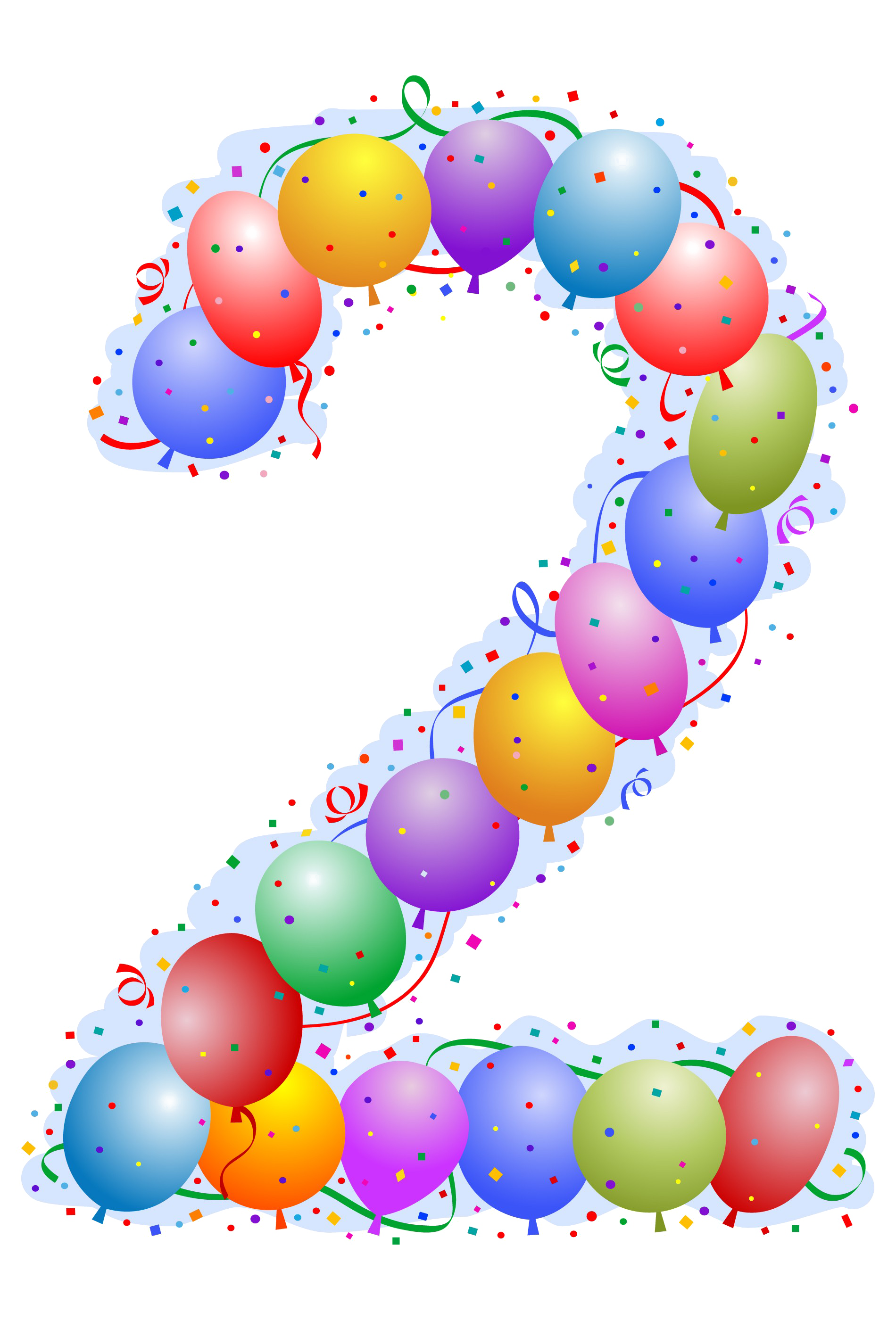 2 Number PNG Clipart