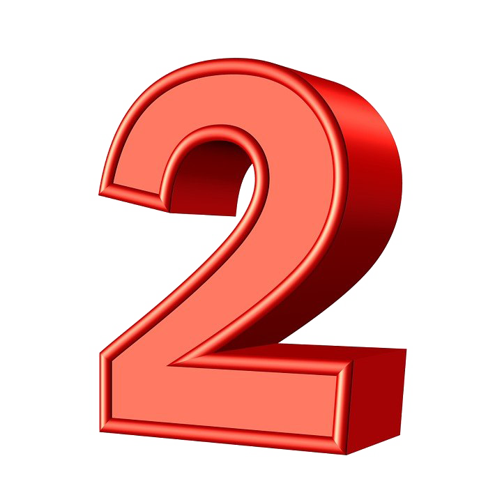 2 Number PNG File Download Free | PNG All