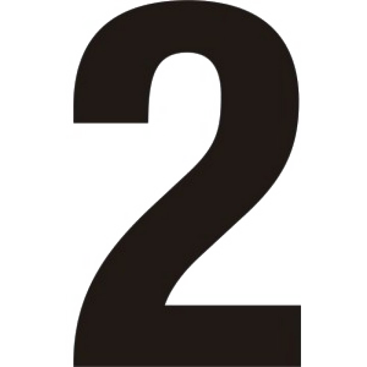 2 Number PNG Free Download