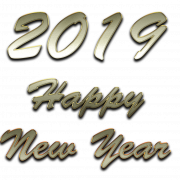 2019 Happy New Year PNG File