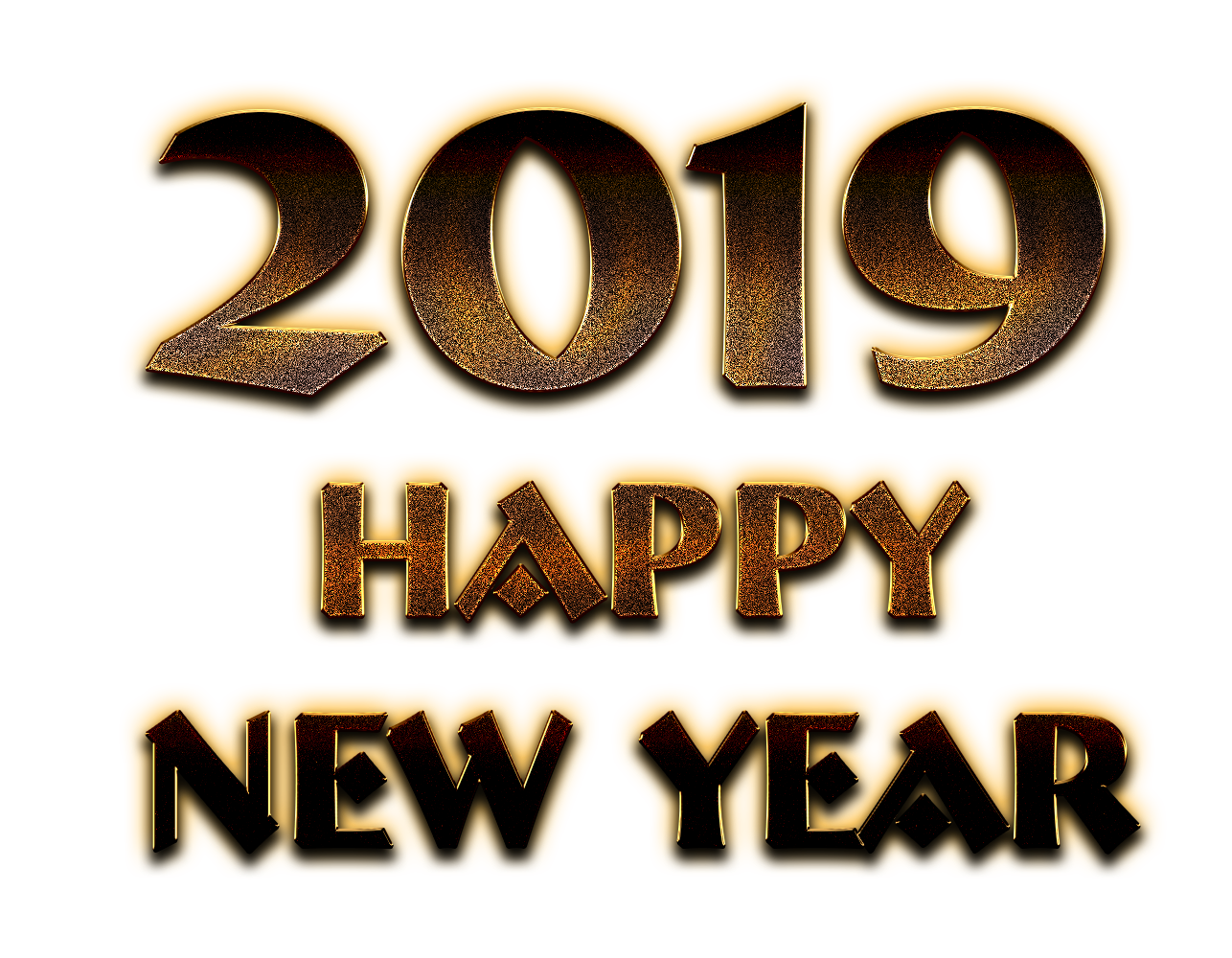 2019 Happy New Year PNG Pic