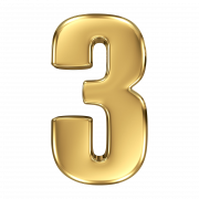 3 Number PNG Free Download