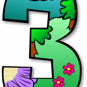 3 Number PNG Free Image