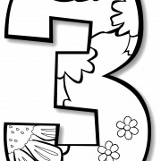 3 Number PNG Picture