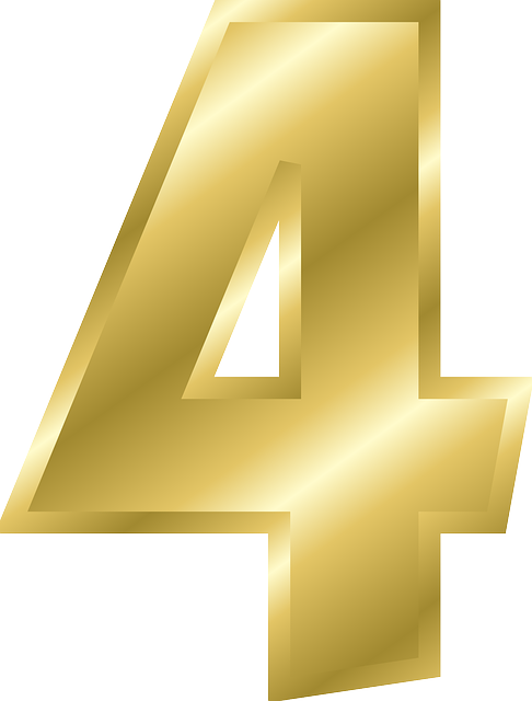 4 Number PNG High Quality Image