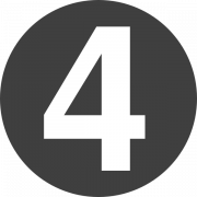 4 Number PNG Images