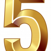 5 Number PNG Clipart