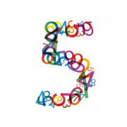 5 Number PNG HD Image
