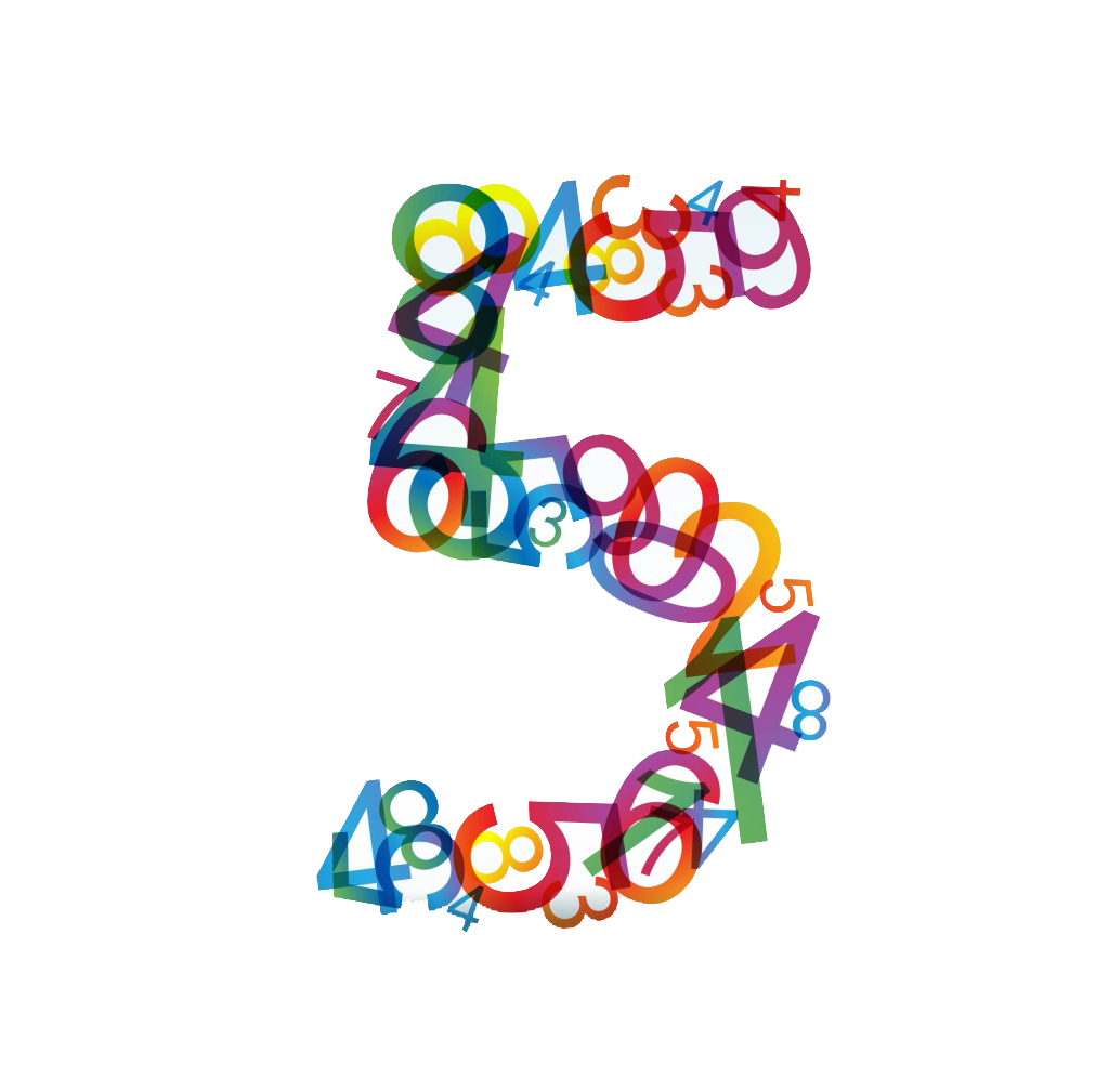 5 Number PNG HD Image